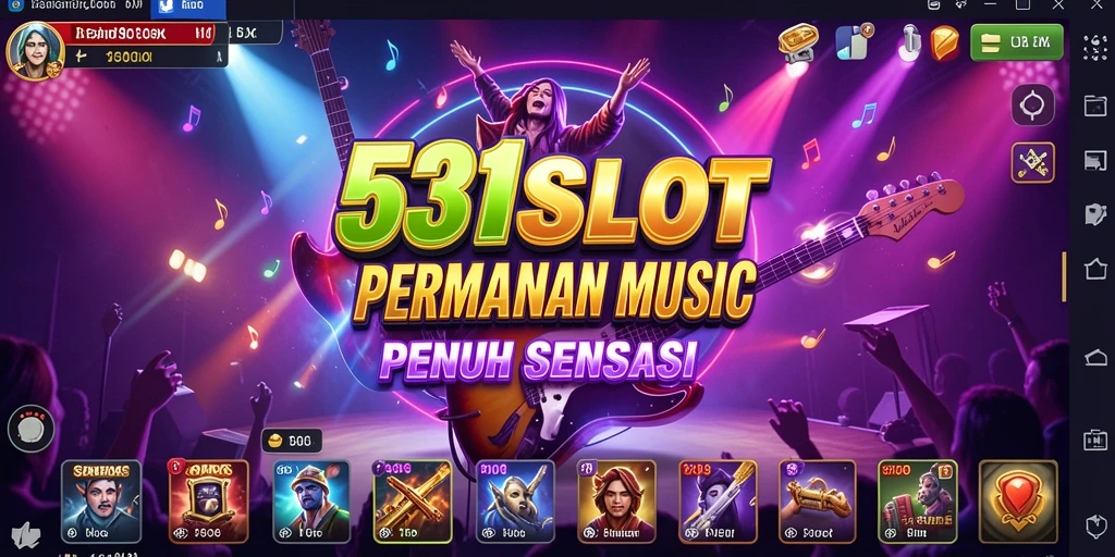 Tampilan gameplay seru dari 531SLOT yang penuh musik.