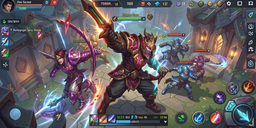 Gameplay seru di 789RP dengan pertarungan strategis.