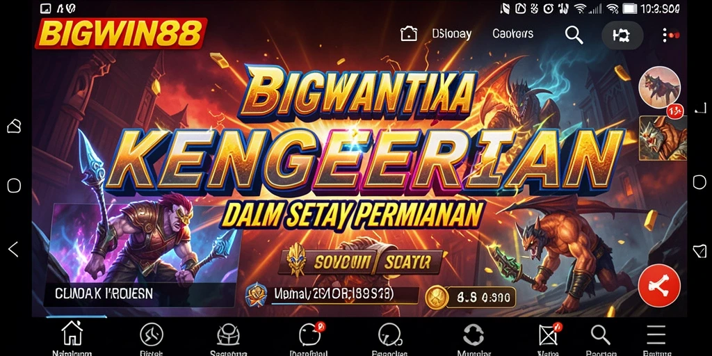 Tampilan gameplay BIGWIN88 yang menegangkan dan menyeramkan.