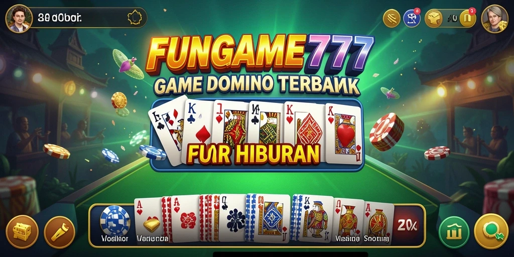 Screenshot gameplay FUNGAME777 yang menunjukkan aksi seru permainan Domino.