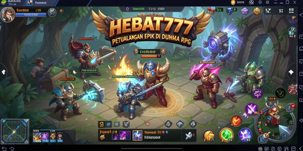 Gameplay RPG HEBAT777 yang menegangkan dan mendebarkan.