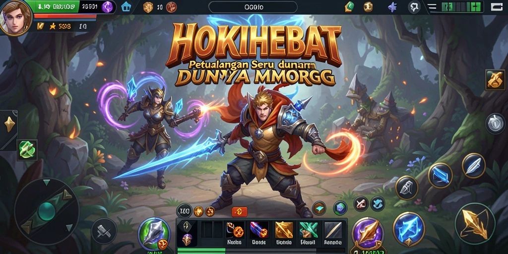 Screenshot gameplay HOKIHEBAT menampilkan aksi mendebarkan dalam dunia MMORPG.