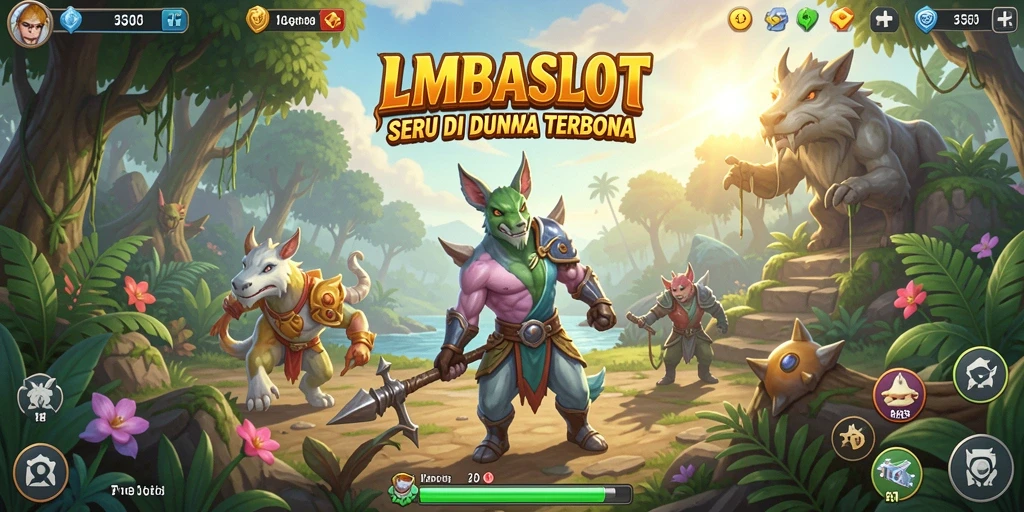 Screenshot LMBASLOT menunjukkan gameplay yang menawan di dunia terbuka.