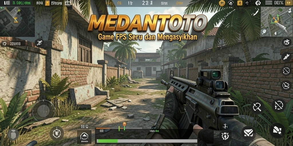 Tampilkan gameplay mendebarkan dari MEDANTOTO dengan aksi FPS yang seru.