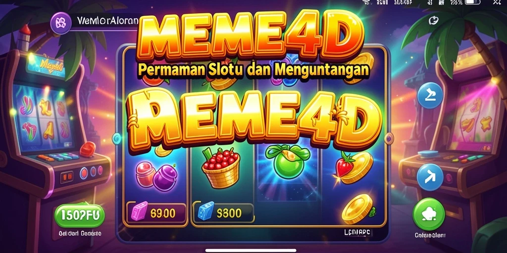 Screenshot gameplay MEME4D menampilkan slot dengan grafik yang memukau.