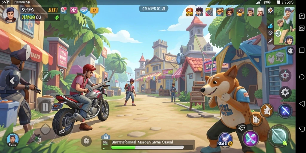 Screenshot gameplay SVIP5 menunjukkan keseruan bermain Casual.