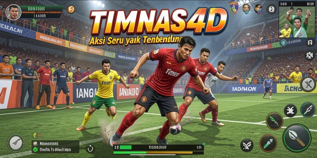 Tangkapan layar gameplay TIMNAS4D yang menunjukkan aksi mendebarkan.