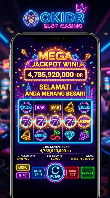 Pengguna sedang menjelajahi aplikasi di okidr.